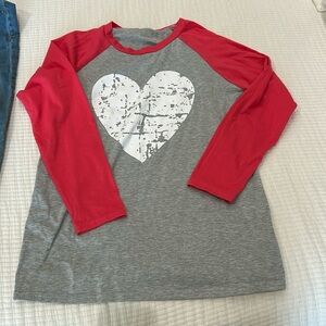 Valentines heart shirt